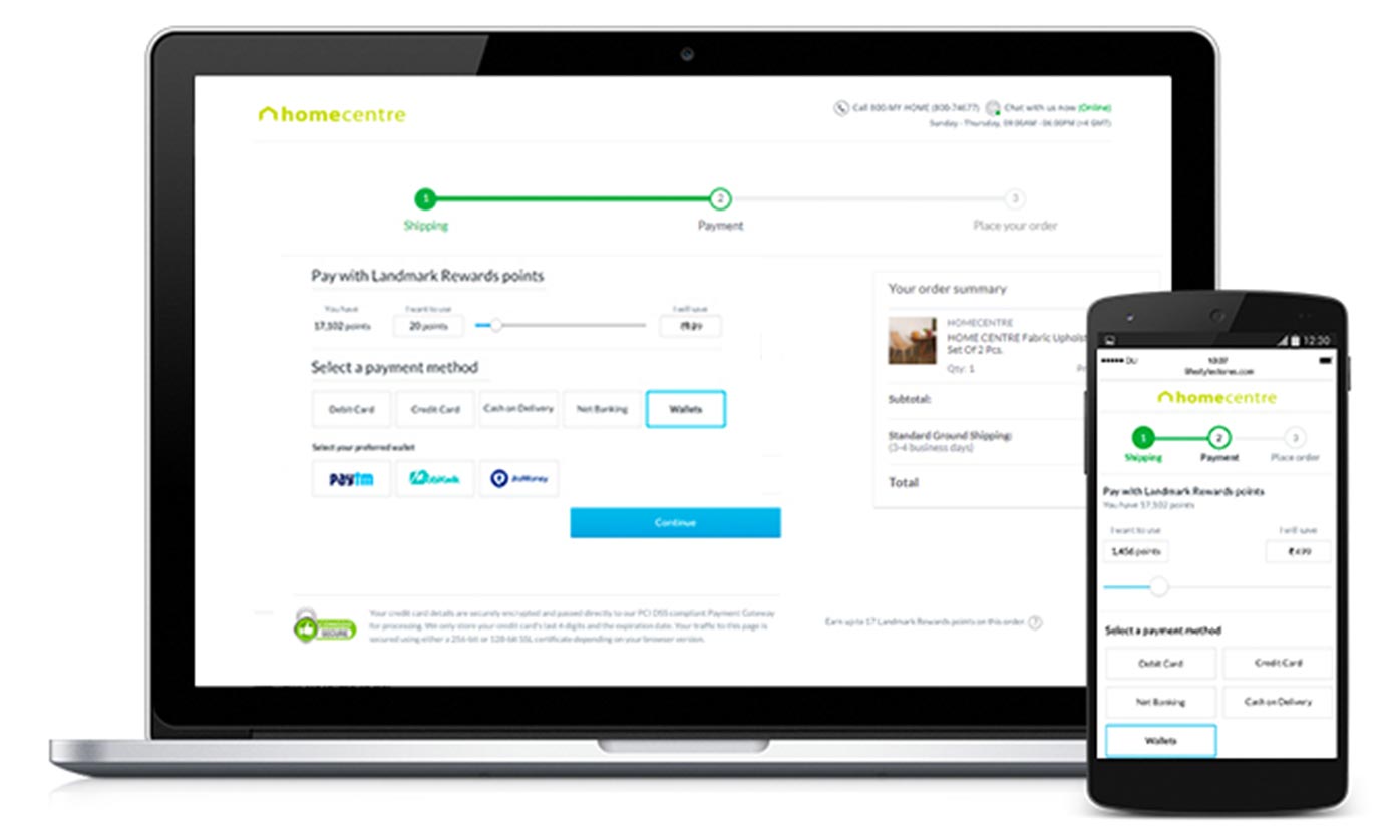 Online Shopping at homecentre